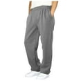 thumbnail image 1 of NIEWTR Mens Casual Pants Lightweight Quick Dry Strech Water Resistant Joggers with Pockets for Hiking Running Travel (S,Z03-Grey), 1 of 1