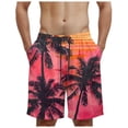 thumbnail image 1 of NIEWTR Mens Casual Shorts Stretch Joggers Casual Shorts for Men Drawstring Shorts with Multi Pockets Sports Shorts Men's Summer Shorts M,Orange, 1 of 5