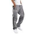 thumbnail image 1 of NIEWTR Mens Joggers Cargo Pants Men Fashion Pants Sweatpants Casual Work Chino Pants Drawstring Pockets Sweatpants (Grey,M), 1 of 4