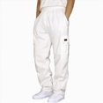 thumbnail image 1 of NIEWTR Mens Sweatpants Solid Elastic Waist Drawstring Pockets Jogging Sport Trousers Casual Relaxed Fit for Fall Winter Clothes Great Gift for Men(A-White,4XL), 1 of 8