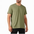 thumbnail image 1 of NIEWTR Mens Workout Shirts Quick Dry Athletic Running T-Shirts Short Sleeve Cooling Moisture Wicking Gym Active Tee Tops（AG,L), 1 of 9
