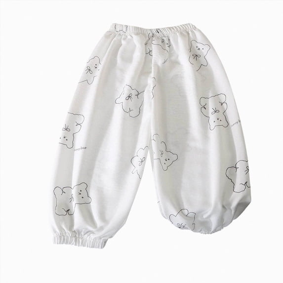 NIEWTR Newborn Pants Girls Comfortable and Breathable Cute Print Casual and Versatile Pants Unisex Baby Clothes