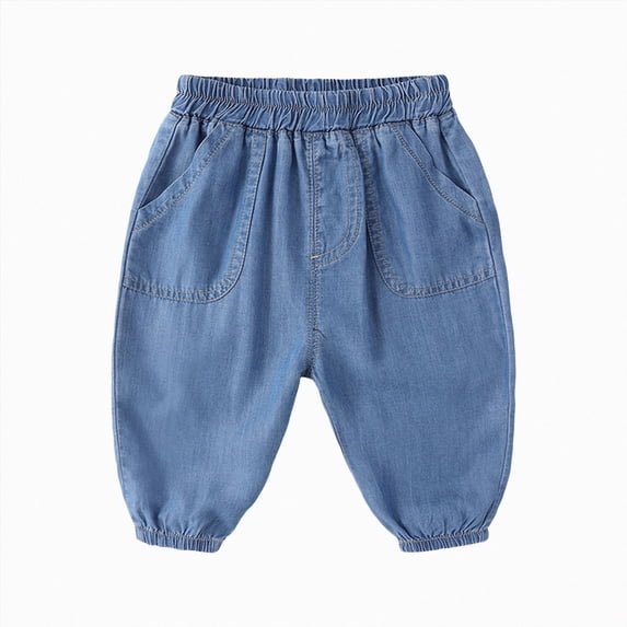 NIEWTR Newborn Pants Toddler Clothes Baby Jeans Baby Summer Pants Boys Thin Pants Childrens Summer Clothes
