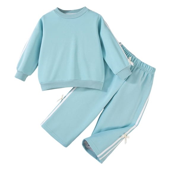 NIEWTR Pullover Pants Or Skirt Sweatshirt Jogger Sweatpant Sets Cotton Baby, Toddler, Girls, Girls, Unisex Girl Gift Set Pajamas & Dailywear Set,2-3 Years