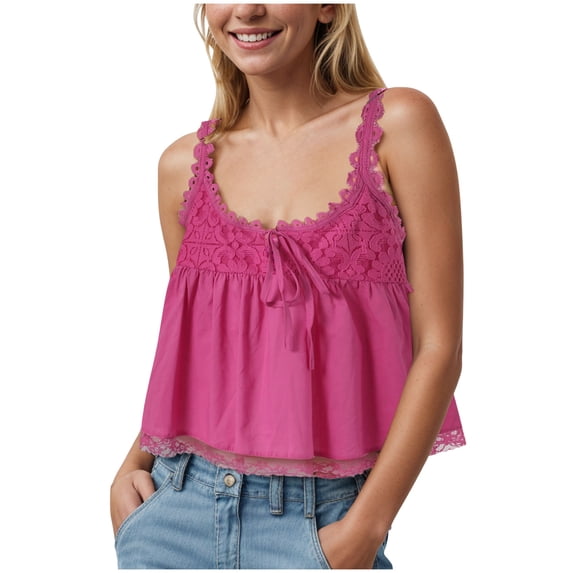 NIEWTR Sleeveless Tops for WomenSummer Ribbed Tank Top Fitted Shirts Basic Tees Cute Spring Going Out Y2k Clothes Womens Tank Summer Tank (M,A157-Hot Pink)