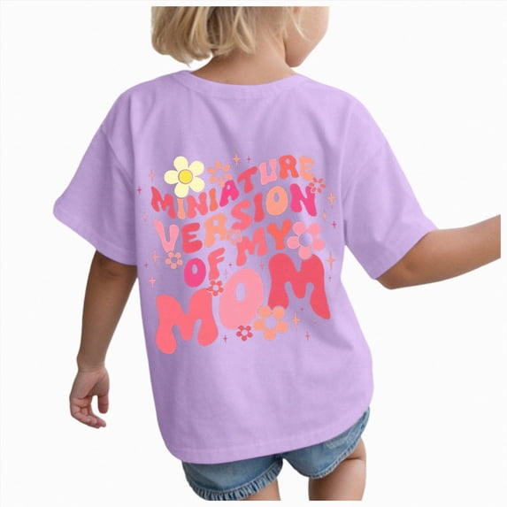NIEWTR Summer Crew Neck Leopard Cute Print Cute Graphic Tee Girls Clothes,