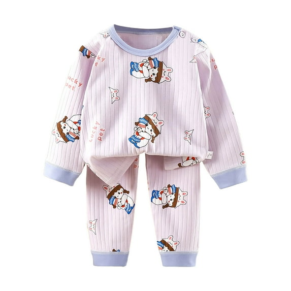 NIEWTR Toddler Baby Boy Autumn Outfit Contrast Color Patchwork Long Sleeve Hoodies Contrast Color Pants 2Pcs Fall Winter Set for 0 6 12 18 24 M 1t 2t 3t 4t 5t 6t,Light Purple,6-12 Months