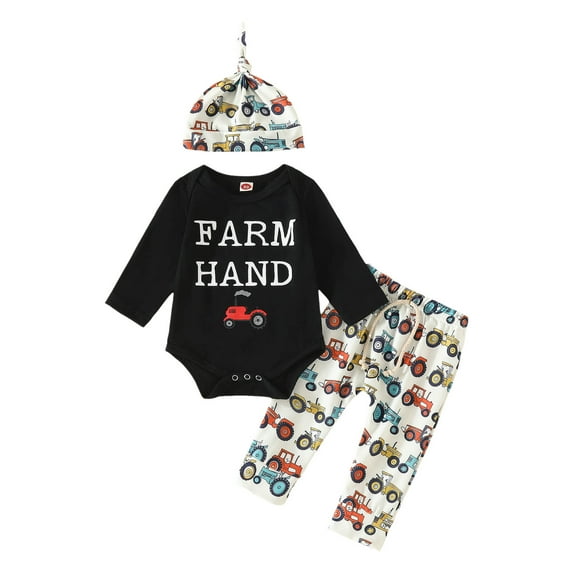 NIEWTR Toddler Baby Boy Girls Autumn Winter Clothes Long Sleeve T-Shirt Tops Pants Set 2Pcs Casual Outfit Jog Suits Children's Gift Pajamas & Dailywear Set,0-3 Months