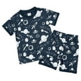 thumbnail image 1 of NIEWTR Toddler Baby Boy Girls Clothes Outfits Short Summer SleevePrinted Shirt Shorts Sets Cartoon Print 2PC Little Boy Set 3 6 12 18 Months 2T Clothes Summer Pjs kids,2-3 Years, 1 of 9
