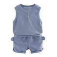 thumbnail image 1 of NIEWTR Toddler Baby Boy Summer Clothes Embroidery T-Shirt Casual Shorts Sets Truck Excavator Dinosaur Pattern Outfits For 18-24 Months 2t 3t 4t 5t 6t Summer Pjs kids,2-3 Years, 1 of 4