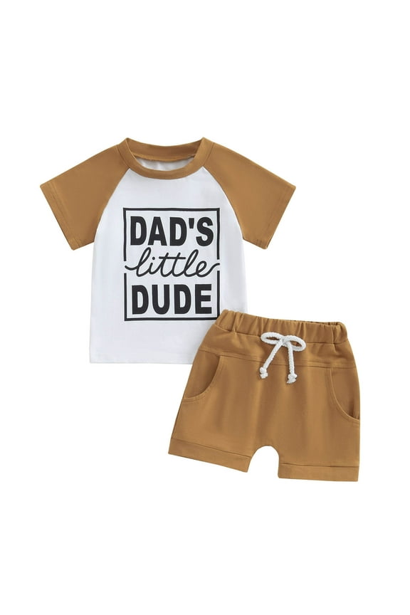 Toddler Baby Boy Summer Outfits Sleeveless Letter Printed Tank Tops Elastic Waist Shorts Set Clothes 3 6 12 18 Months 2T Clothes Children's Gift,3-6 Months