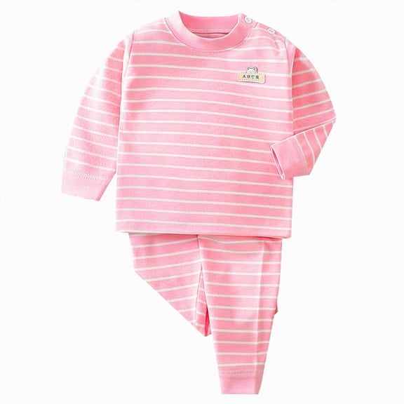 NIEWTR Toddler Baby Boys Fall Winter Clothes Letter Long Sleeve Sweatshirts Pockets Pants Set 2 Piece Outfits Loungewears Pajamas Set 12-24 Months, 3-6 Months