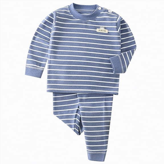 NIEWTR Toddler Baby Boys Fall Winter Clothes Letter Long Sleeve Sweatshirts Pockets Pants Set 2 Piece Outfits Loungewears Pajamas Set 12-24 Months, 6-12 Months