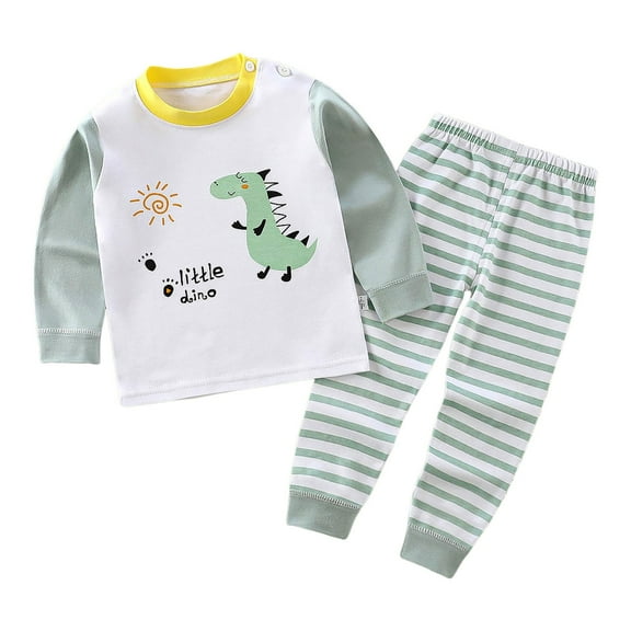 NIEWTR Toddler Baby Fall Winter Clothes Pullover Contrast Color Sweatshirt Long Sleeve Shirt and Pants Sweatsuit Outfits Set Homewear Fall Winter Outfit（Light Green，3-4 Years）