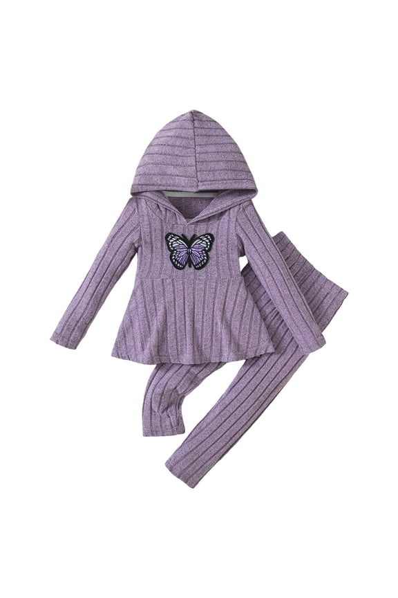 Toddler Baby Fall Winter Outfit Girl Contrast Color Sweatshirt and Pants Set Fall Winter Fall Baby Clothes Toddler Girl Gift Set 0 6 12 18 24 Months 2T 3T ,2-3 Years