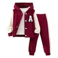 thumbnail image 1 of NIEWTR Toddler Baby Girl 2Pcs Outfits Print Pullover Tops + Drawstring Pants Set Fall Winter Clothes Toddler Girl Outfit For 1t 2t 3t 4t 5t 6t,5-6 Years, 1 of 7