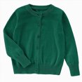 thumbnail image 1 of NIEWTR Toddler Baby Girl Cardigan 1T 2T 3T 4T 5T 6T 7T Long Sleeve Floral Button Knit Sweater Coats Top Cute Fall Winter Knitwear Jacket Warm Clothes(A-Dark Green,3-4 Years), 1 of 5