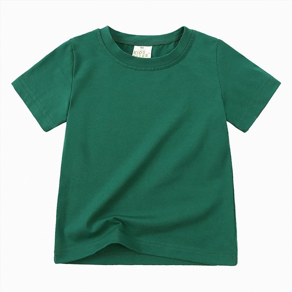 NIEWTR Toddler Baby Girl Clothes Kids Girls Short Sleeve Tee Summer Casual Tops Soft Comfy Crewneck Daily Wear Loungewear 2T 3T 4T 5T 6T(Green,3-4 Years)