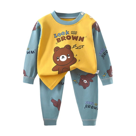 NIEWTR Toddler Baby Girl Fall Winter Outfits Letter Crewneck Sweatshirt Casual Pants 2Pcs Clothes Set Fall Winter Set for 0 6 12 18 24 M 1t 2t 3t 4t 5t 6t Dailywear Set,3-6 Months