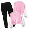 thumbnail image 1 of NIEWTR Toddler Baby Girl Fall Winter Outfits Letter Crewneck Sweatshirt Casual Pants 2Pcs Clothes Set Toddler Girl Outfit For 1t 2t 3t 4t 5t 6t,3-4 Years, 1 of 4