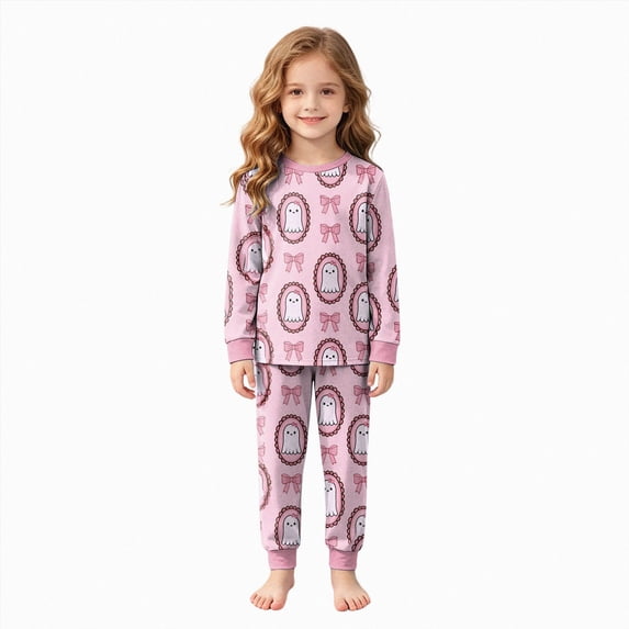 NIEWTR Toddler Baby Girl Sweatshirt Set 2t 3t 4t 5t 6t 7t 8t Kid Fall Long Sleeve Halloween Clothes Halloween Outfits Fall Winter Outfit 2PC Long Sleeve Pajamas Set