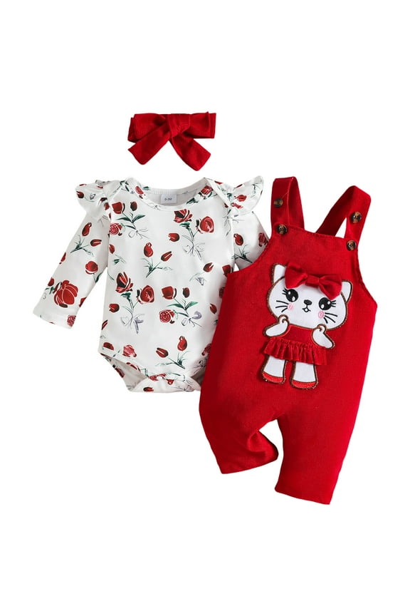 Toddler Baby Girls Autumn Winter Clothes Long Sleeve Tops Pants Set 2Pcs Casual Outfit Jog Suits Dinosaur Children's Day Gift 2PCS Set Girl Gift Set,9-12 Months