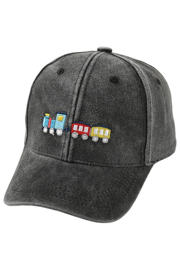 Toddler Baseball Hat Baby Cap Sun hat Adjustable Dinosaur Baseball Hats Kids Boy Girls for 6M-6Y(Black,3-8 Years)