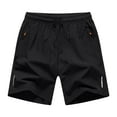 thumbnail image 1 of NIEWTR Toddler Boy Casual Shorts with Pockets Casual Work Casual Shorts Drawstring Shorts with Multi Pockets Quick Drying Summer Shorts for 3-10 Year, 1 of 9