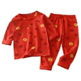 thumbnail image 1 of NIEWTR Toddler Boy Fall-Winter Outfits Pants Sets Toddler Boy Long Sleeve Contrast Color Tops Elastic Ripped Pants 2PCS Set Fall Winter Outfits Children's Gift,Red,3-4 Years, 1 of 6