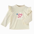 thumbnail image 1 of NIEWTR Toddler Boy Girls Sweatshirts Stripe Crewneck Pullover Long Sleeve Shirts Tops Fall Winter Keep Warm Clothes 2t 3t 4t 5t 6t 7t(A-I,3-4 Years), 1 of 4
