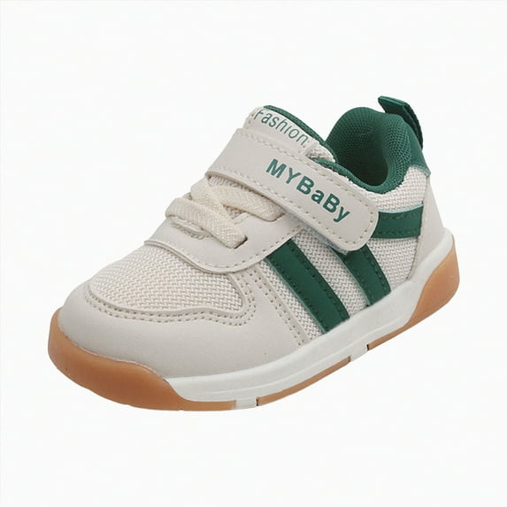 NIEWTR Toddler Boy Shoes Boys Girls Shoes Tennis Running Lightweight Breathable Sneakers for Kids Casual Shoes Breathable Walking Shoes (Green,5)