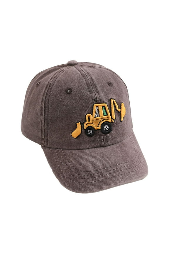 Toddler Boys Baby Girls Baseball Hats Kids Boy Caps Toddler Sun Hats for Summer Adjustable Size for 6M-6Y Toddler Sun Hat Children'S Gifts,Brown