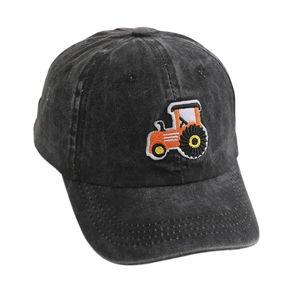 NIEWTR Toddler Boys Girls Baseball Summer Hat Kids Baseball Cap Baby Sun Hat Boy Gifts Age 1-6 Toddler Sun Hat Children'S Gifts,Black