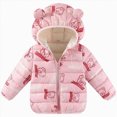 thumbnail image 1 of NIEWTR Toddler Boys Girls Cute Coat Casual Printing Cartoon Hooded Outwear Zipper Long Sleeve Windproof Jackets For Boys Girls, 1 of 7