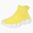 thumbnail image 1 of NIEWTR Toddler Boys Girls Sneaker Low Top Basketball Shoes Kids Walking Shoes for Sport Outdoor School Casual Shoes Walking/Running Shoes (Yellow,12), 1 of 7