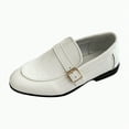 thumbnail image 1 of NIEWTR Toddler Boys Girls Sneakers Lace Breathable Pearl Chain Bowknot Birthday Decoration Anti-Slip Casual Shoes Walking/Running Shoes (White,13.5), 1 of 9