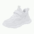 thumbnail image 1 of NIEWTR Toddler Boys Girls Sneakers Lace-up Tennis Running Casual Lightweight Classic Walking Shoes for Little/Big Kid Casual Shoes Walking/Running Shoes (White,4), 1 of 9
