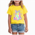 thumbnail image 1 of NIEWTR Toddler Boys Girls cotton shirts Fashion Comfortable Solid Color half Button Round Neck Short Sleeve Top t-shirts(13-14 Years), 1 of 5