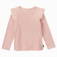 thumbnail image 1 of NIEWTR Toddler Child Fall Winter Tops Clothes Toddler Boys Long Sleeve Shirts Girls Cotton Crewneck T-Shirts Kids Basic Soft Tee Tops(A-Pink,3-4 Years), 1 of 5