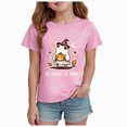 thumbnail image 1 of NIEWTR Toddler Clothes Baby Shirts Halloween Graphic Tee for Girls 2t 3t 4t 5t Kids Cute Short Sleeve Crew Neck T-Shirt Top(3-4 Years), 1 of 5