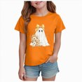 thumbnail image 1 of NIEWTR Toddler Clothes Girls Halloween T Shirt Short Sleeve Pumpkin Graphic T-Shirt for Kids 2t 3t 4t 5t Children Gift Set(13-14 Years), 1 of 5