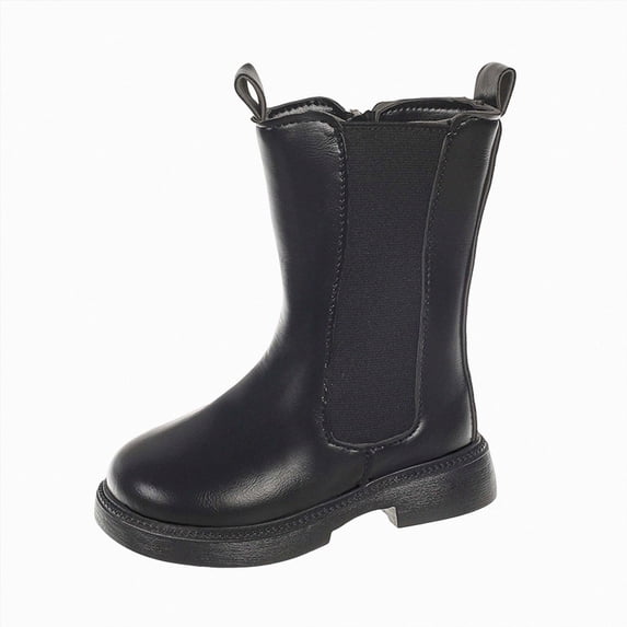 NIEWTR Toddler Cowgirl Boots Girls Cowboy Boot Ankle Toddler Girls Boot Kids Boots Horse Riding Shoes Birthday Party Concert Wedding(A-Black,26)