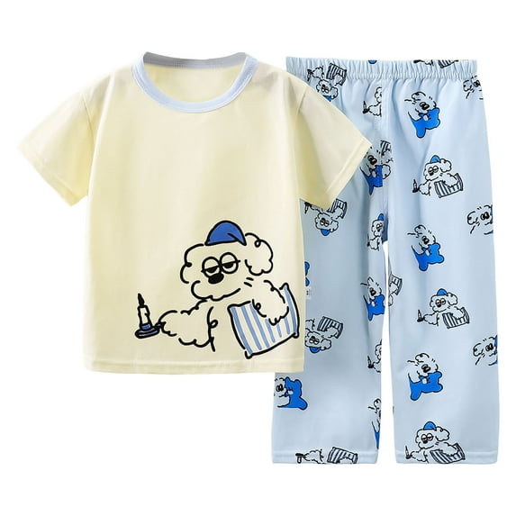 NIEWTR Toddler Girl Outfits Floral Tops Sleeveless Tank Tops Shorts Summer Clothes Set 2Pcs Summer Beach Outfits 5-6 Years,Blue