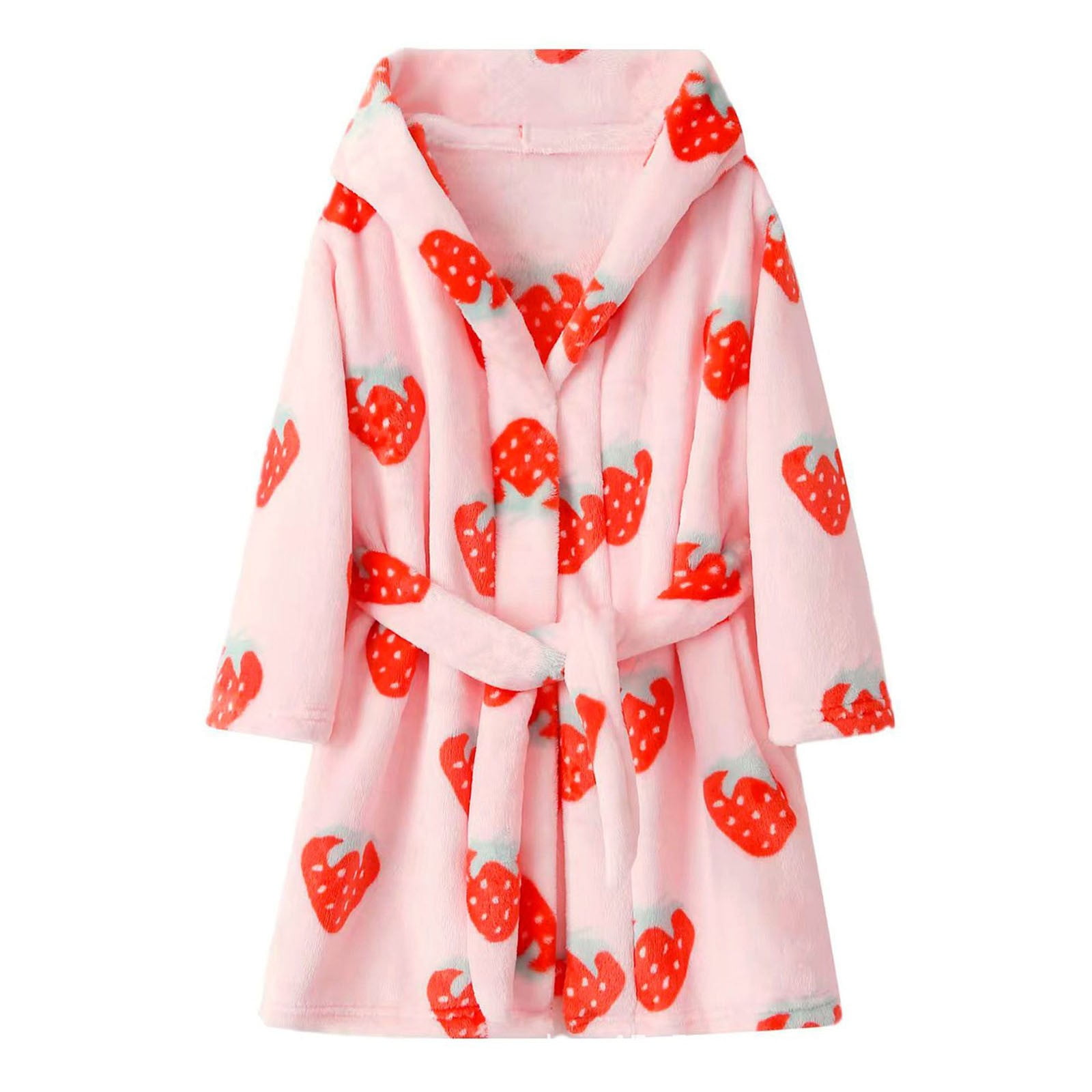 Kids Night Robe NIEWTR Toddler Girls Boys Sleepwear Kids Pajamas Night Robe Flannel ...