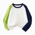 thumbnail image 1 of NIEWTR Toddler Girls Long Sleeve Cute Prints Top Kids Soft Long Sleeve Tees Casual Crewneck Basic T-Shirts Girls Lightweight Tops 2t 3t 4t 5t 6t 7t(A-Green,13-14 Years), 1 of 8