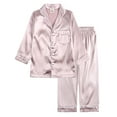 thumbnail image 1 of NIEWTR Toddler Girls Pajama Sets,Snug Fit Long Sleeve Ruffle Sleepwear,Soft Breathable Pjs for Kids,Ages 2-12 Years Fall Winter Outfit Long sleeve Pjs(9-12 Months,Beige), 1 of 8