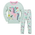 thumbnail image 1 of NIEWTR Toddler Girls Pajamas Set Long Sleeve Pjs Baby Kids Sleepwear Cotton Warm Winter Jammies 1-7 Years Pajamas & Dailywear Set Long sleeve Pjs(7-8 Years), 1 of 4