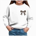 thumbnail image 1 of NIEWTR Toddler Girls Sweatshirt Cute Long Sleeve Pullover Top Fall Clothes Soft Long Sleeve Tees Casual Crewneck Basic T-Shirts 2t 3t 4t 5t 6t 7t(A-White,6Y), 1 of 4