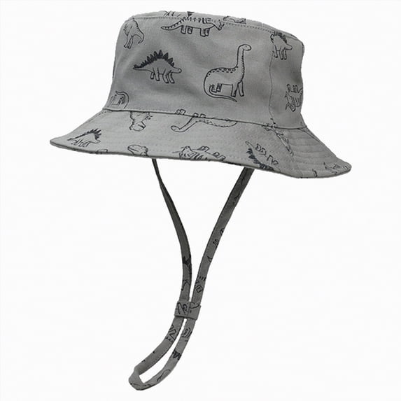 NIEWTR Toddler Kid UPF50+ Wide Brim Sun Hat Summer Beach Hats Boys Girls Sun Protection Hat Zoo Beach Swim Safari Bucket Hat for Baby(Grey,2-3 Years)