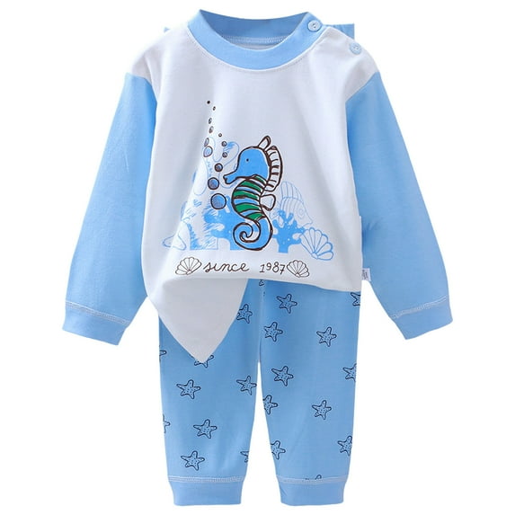 NIEWTR Toddler Kids Baby Boy Fall Outfits 1T 2T 3T Color Block Long Sleeve Tops Pants Winter Clothes Sets Fall Winter Outfits Children's Gift,12-18 Months